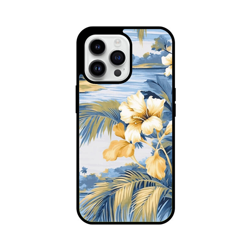 Tropical Beach Scene - Apple iPhone Glass Phone Cases - All Models Available