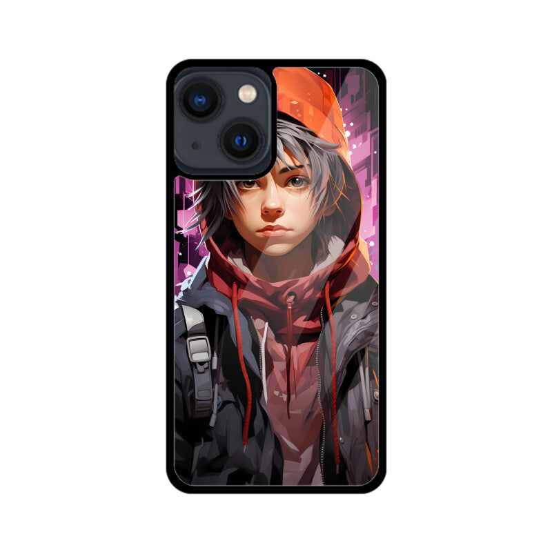 Anime Gamer Boy - Apple iPhone Glass Phone Cases - Available for all Models