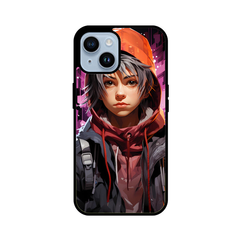 Anime Gamer Boy - Apple iPhone Glass Phone Cases - Available for all Models