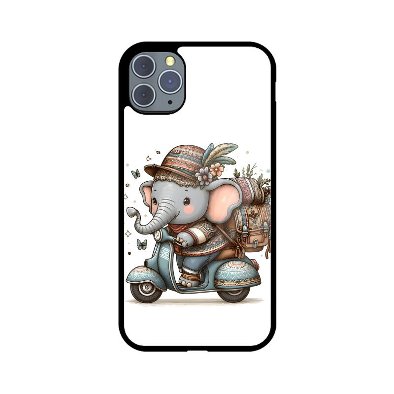 Cute Elephant - Apple iPhone Glass Phone Cases - Available for all Models