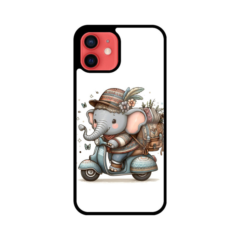 Cute Elephant - Apple iPhone Glass Phone Cases - Available for all Models