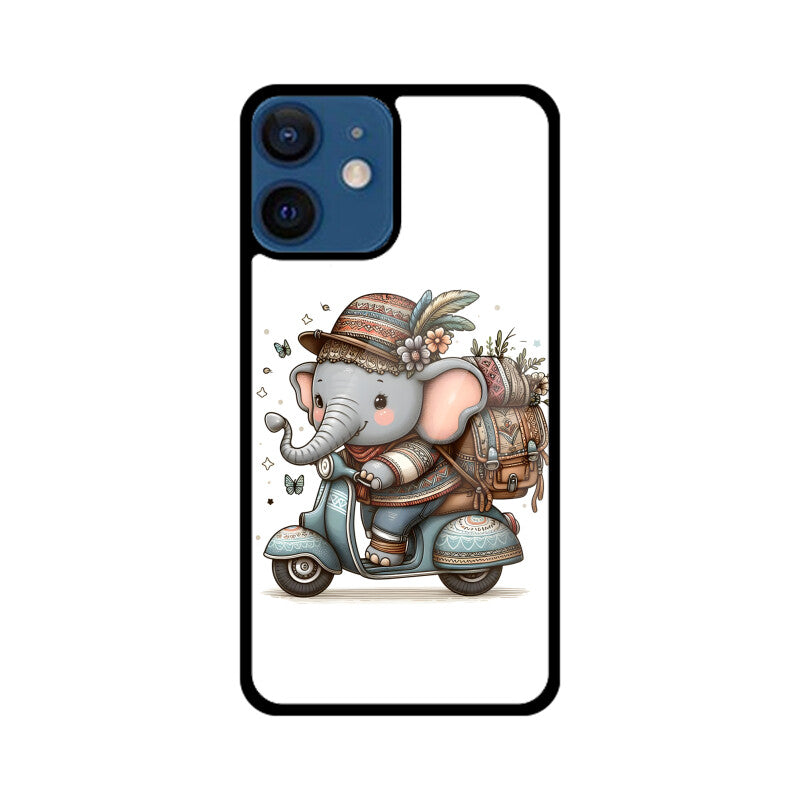 Cute Elephant - Apple iPhone Glass Phone Cases - Available for all Models