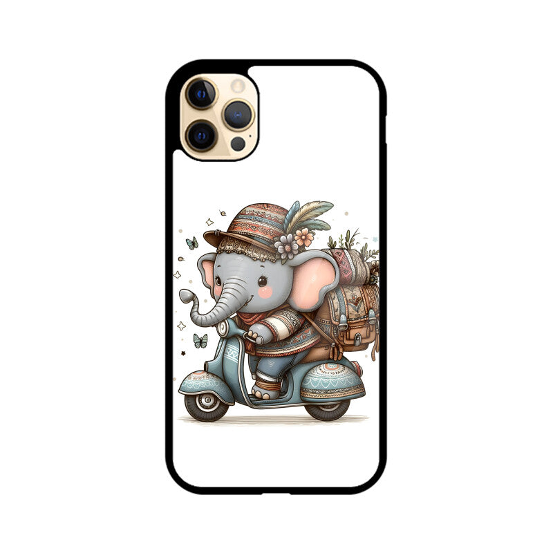Cute Elephant - Apple iPhone Glass Phone Cases - Available for all Models