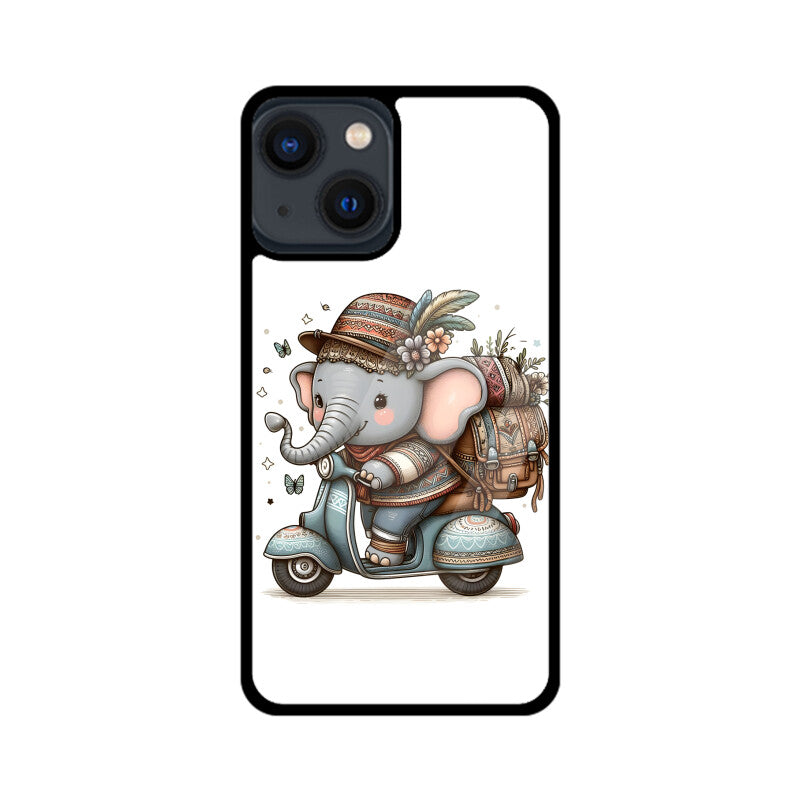 Cute Elephant - Apple iPhone Glass Phone Cases - Available for all Models