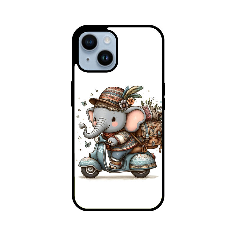 Cute Elephant - Apple iPhone Glass Phone Cases - Available for all Models