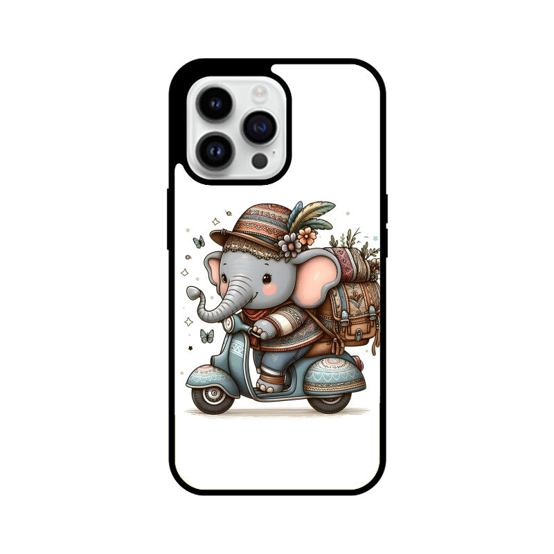 Cute Elephant - Apple iPhone Glass Phone Cases - Available for all Models