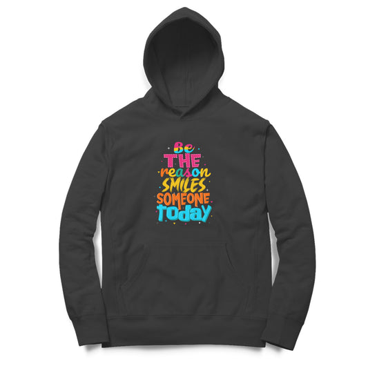 Be the Reason Someone Smiles Today - Unisex Oversized Hoodie Tee
