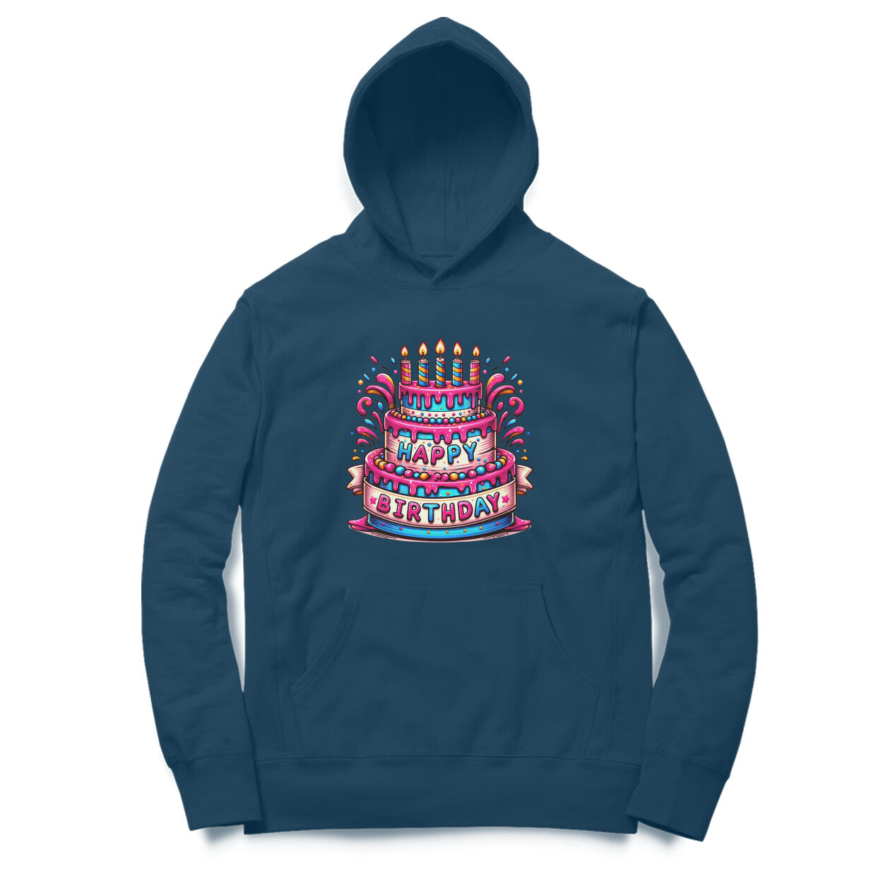 Happy Birthday - Unisex Oversized Hoodie Tee