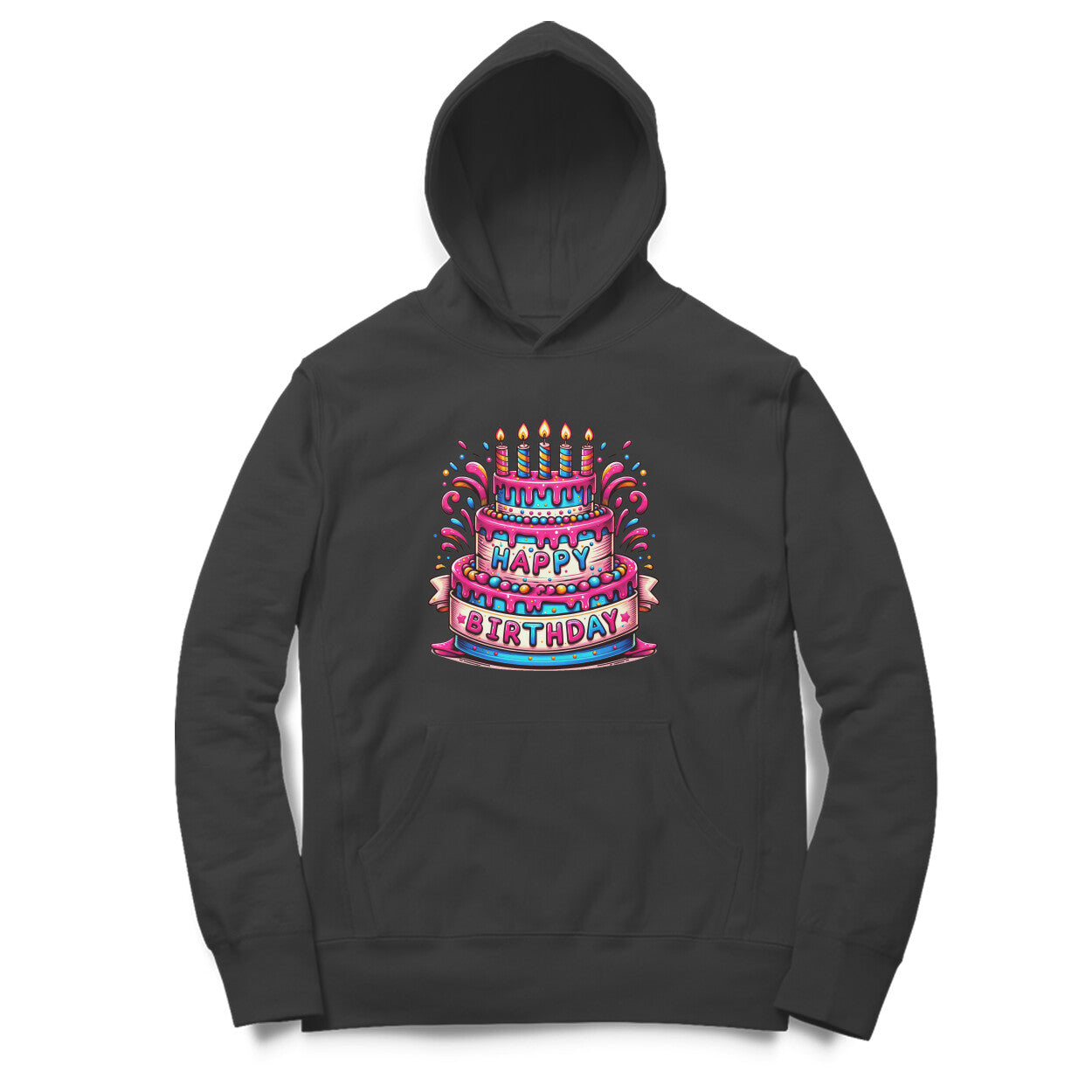 Happy Birthday - Unisex Oversized Hoodie Tee