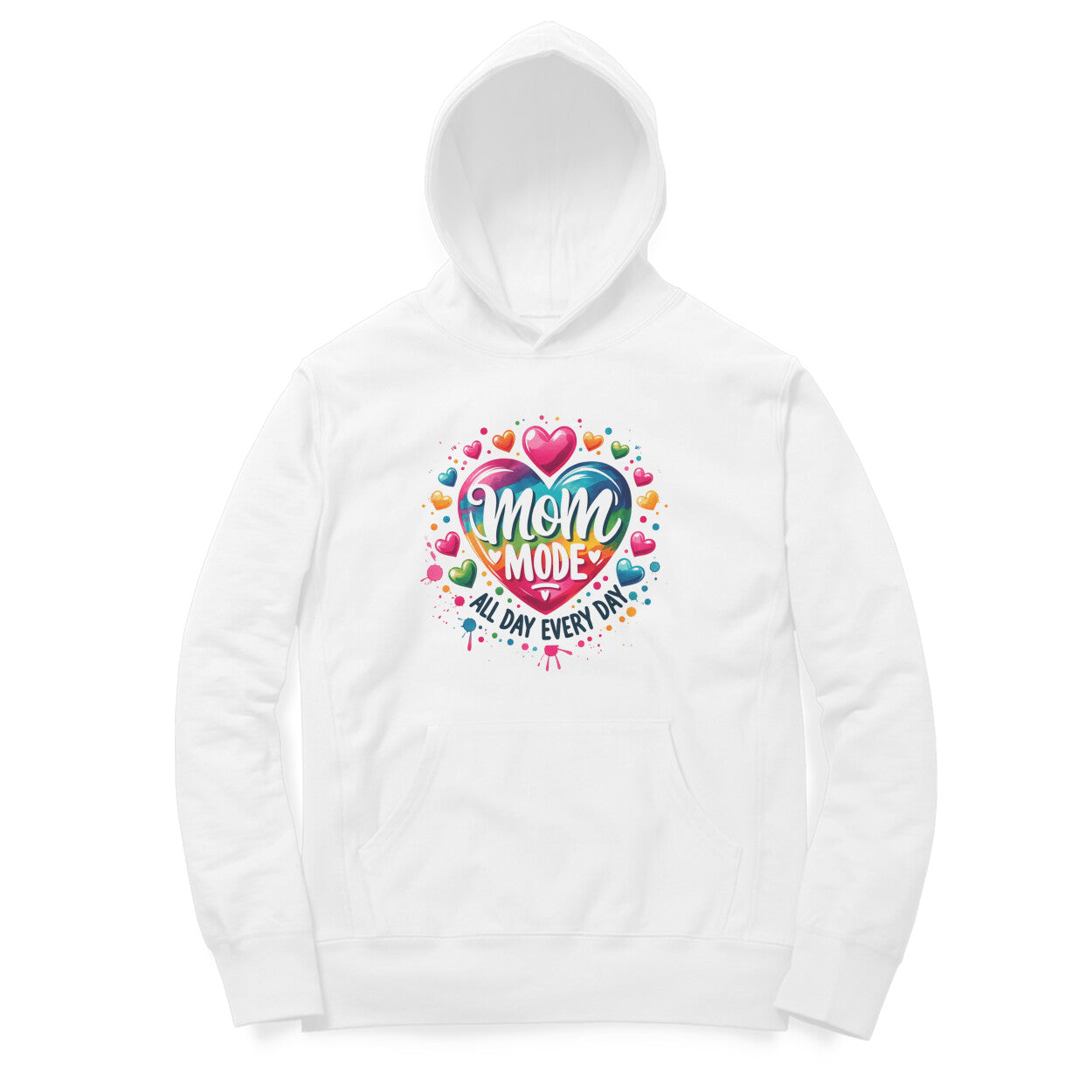 Mom Mode all day every day - Unisex Oversized Hoodie Tee