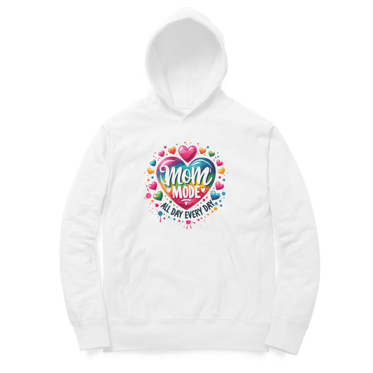 Mom Mode all day every day - Unisex Oversized Hoodie Tee