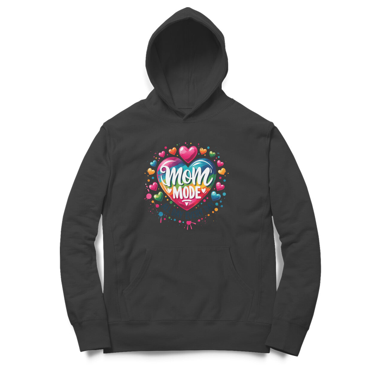 Mom Mode all day every day - Unisex Oversized Hoodie Tee