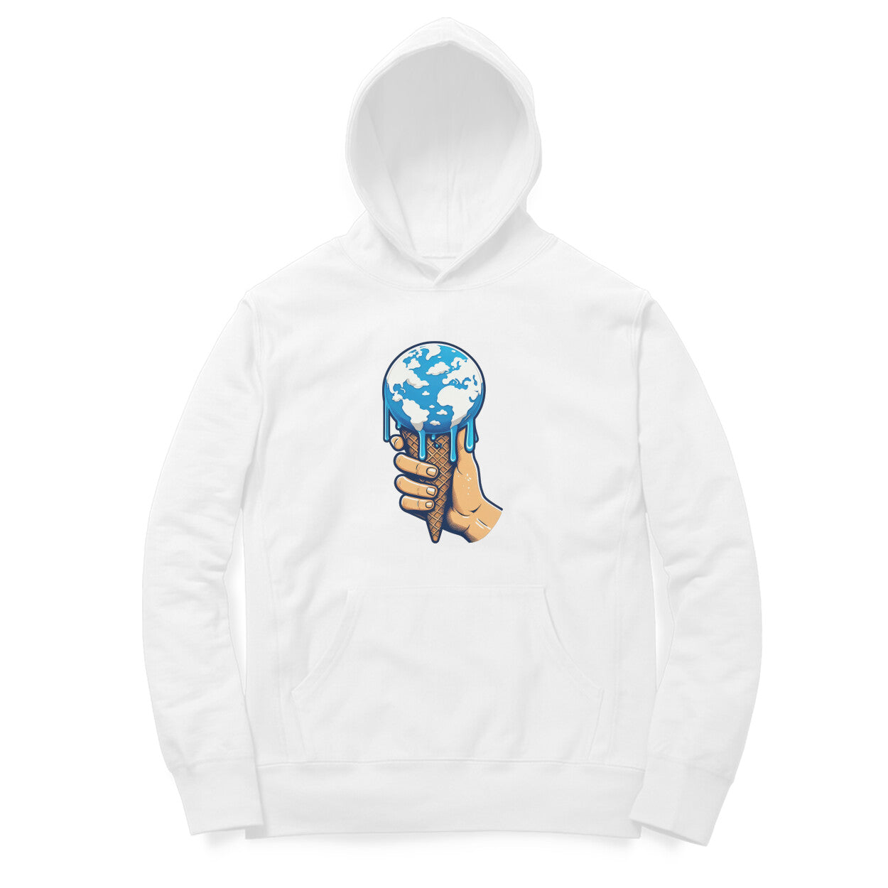 Mother Earth Ice Cream - Unisex Oversized Hoodie Tee