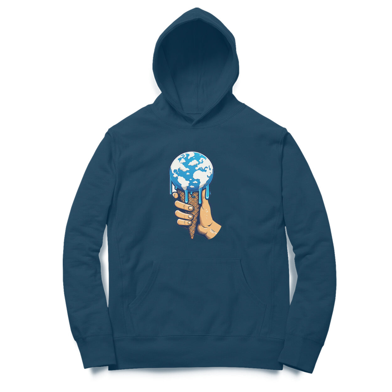 Mother Earth Ice Cream - Unisex Oversized Hoodie Tee