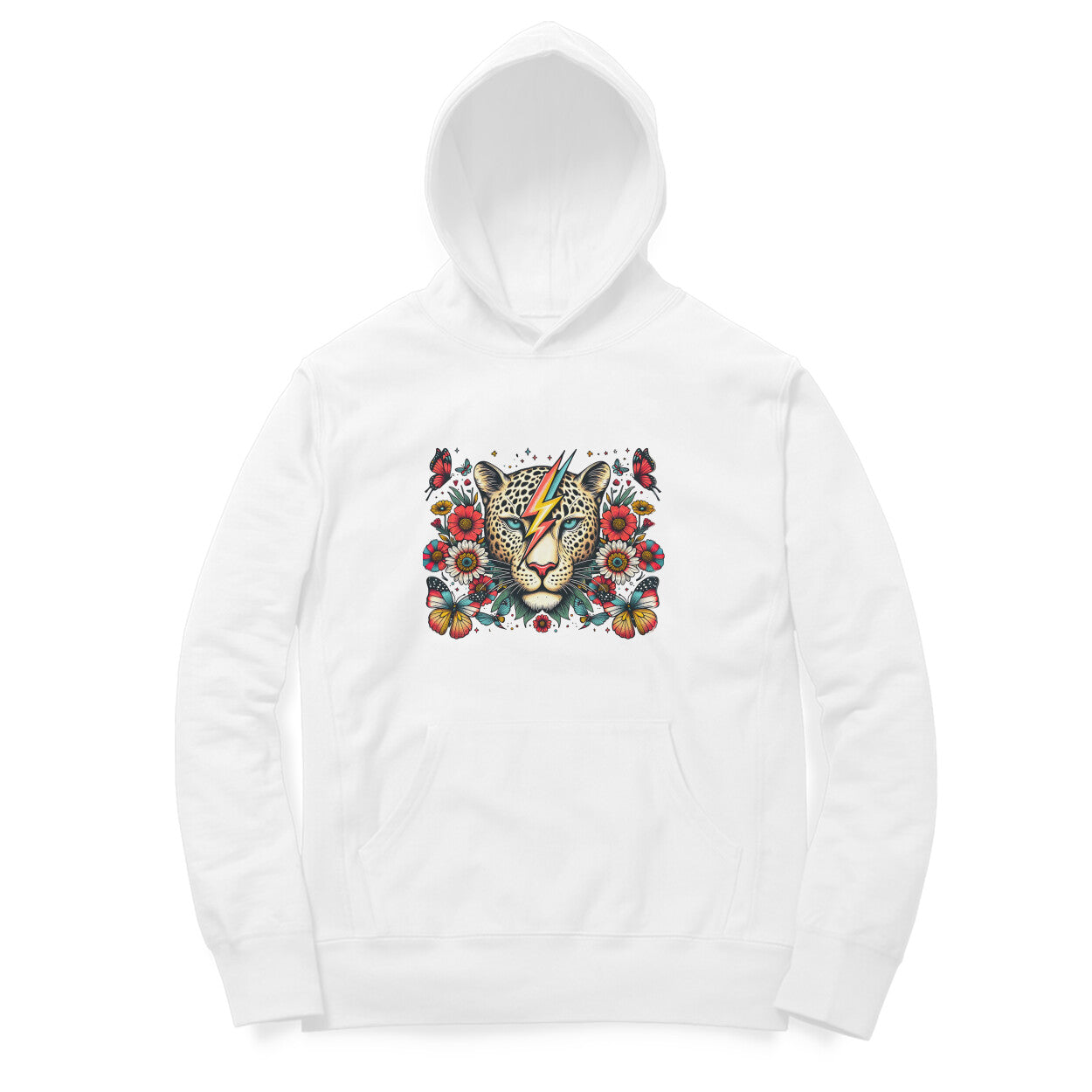Retro Leopard - Unisex Oversized Hoodie Tee