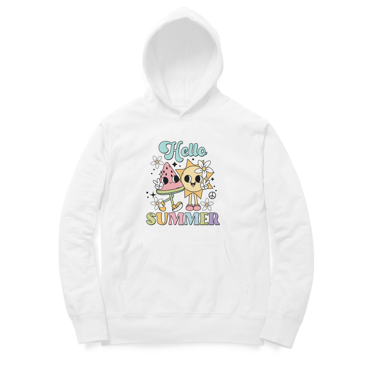 Hello Summer - Unisex Oversized Hoodie Tee