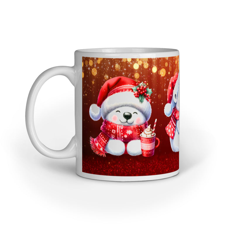 Polar Bear Christmas Mug