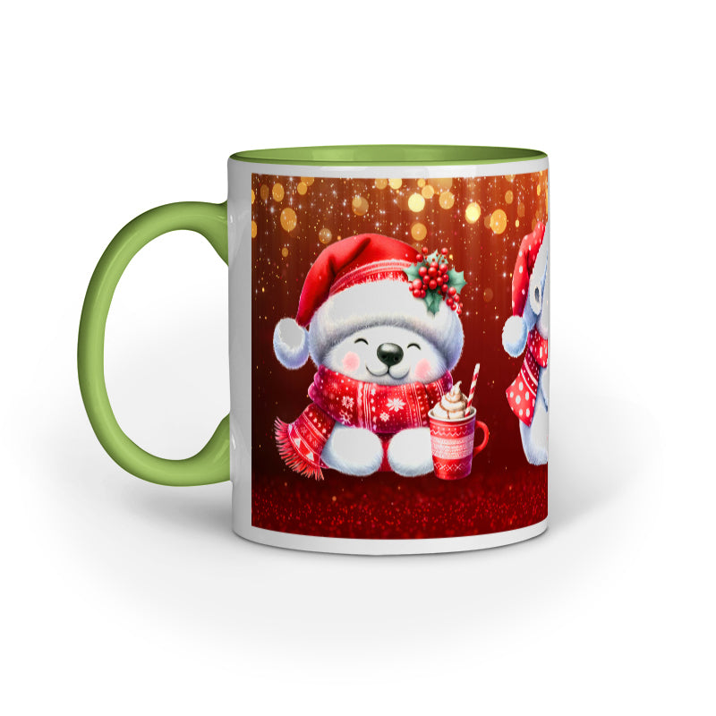 Polar Bear Christmas Mug