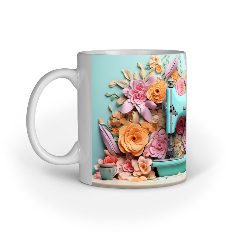 3D Sewing Machine Mug