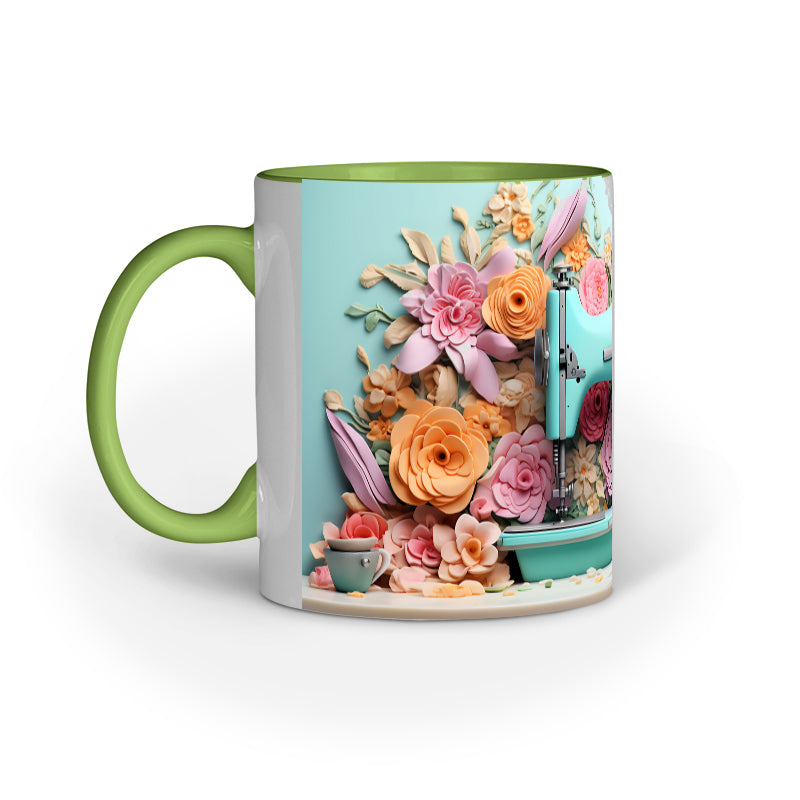 3D Sewing Machine Mug