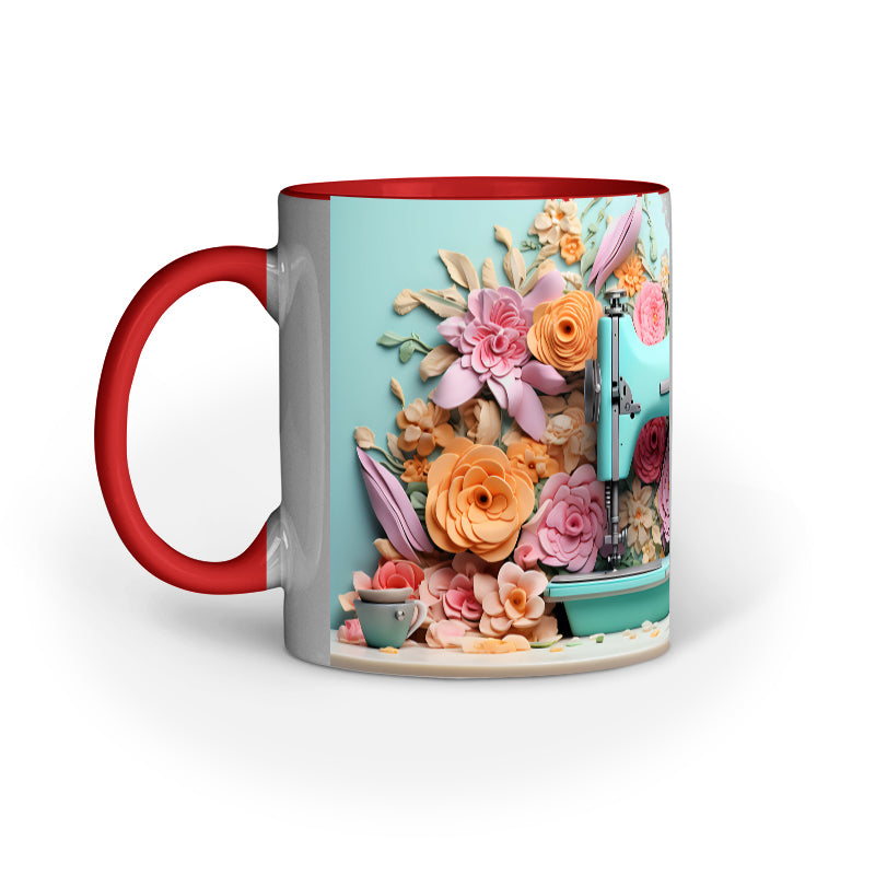 3D Sewing Machine Mug