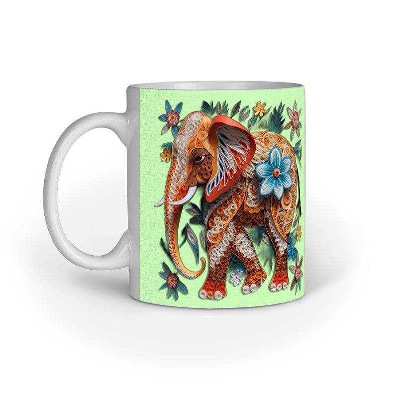 Elephant Art Mug