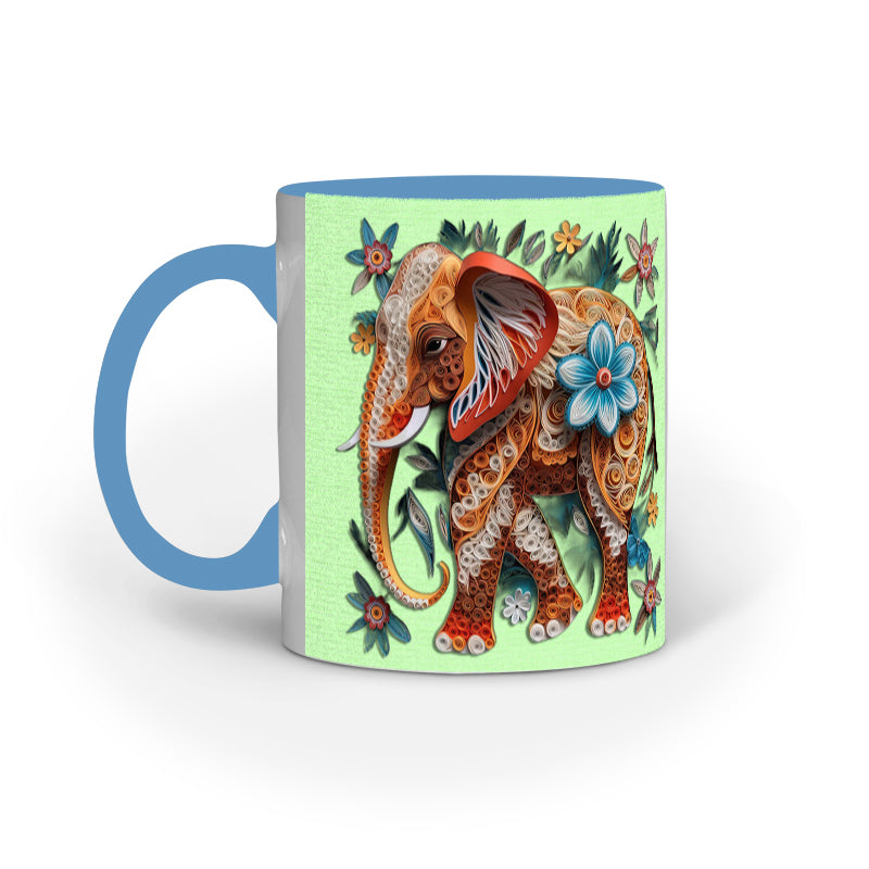 Elephant Art Mug