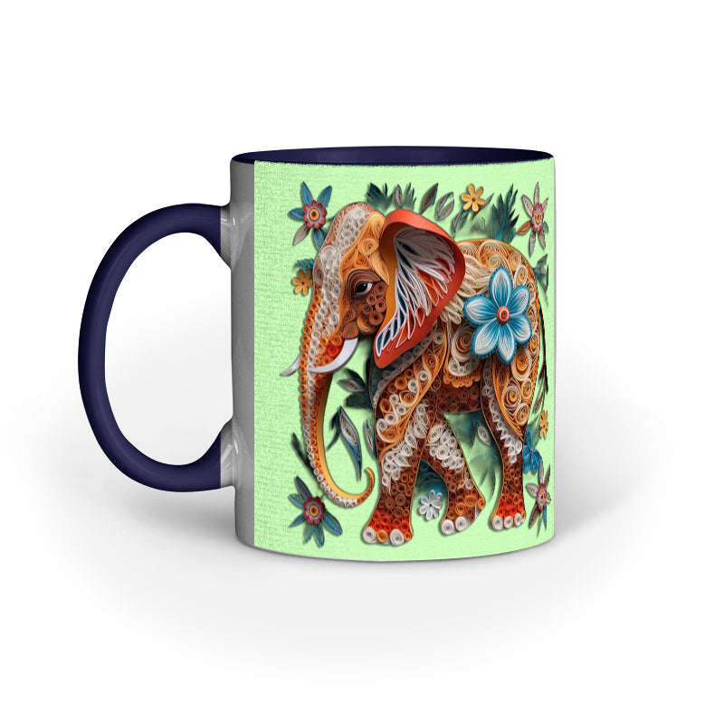 Elephant Art Mug