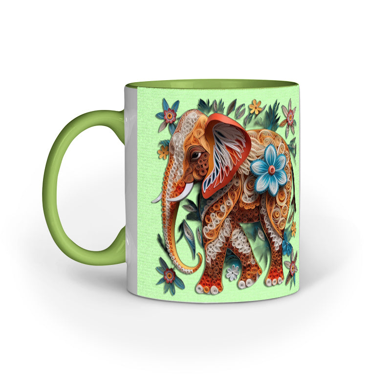 Elephant Art Mug