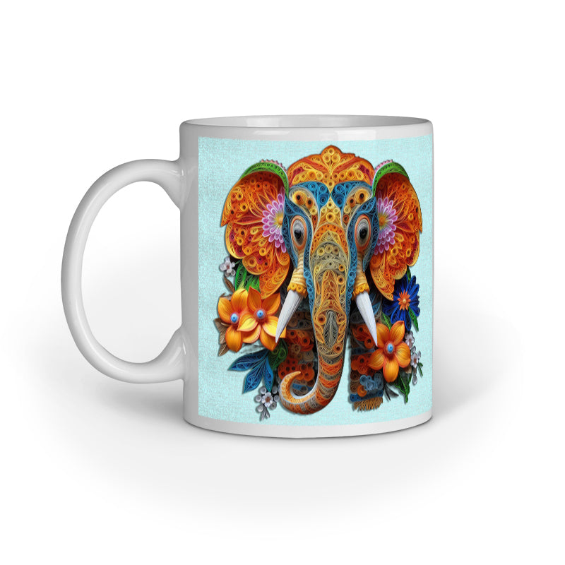 Elephant Art Mug