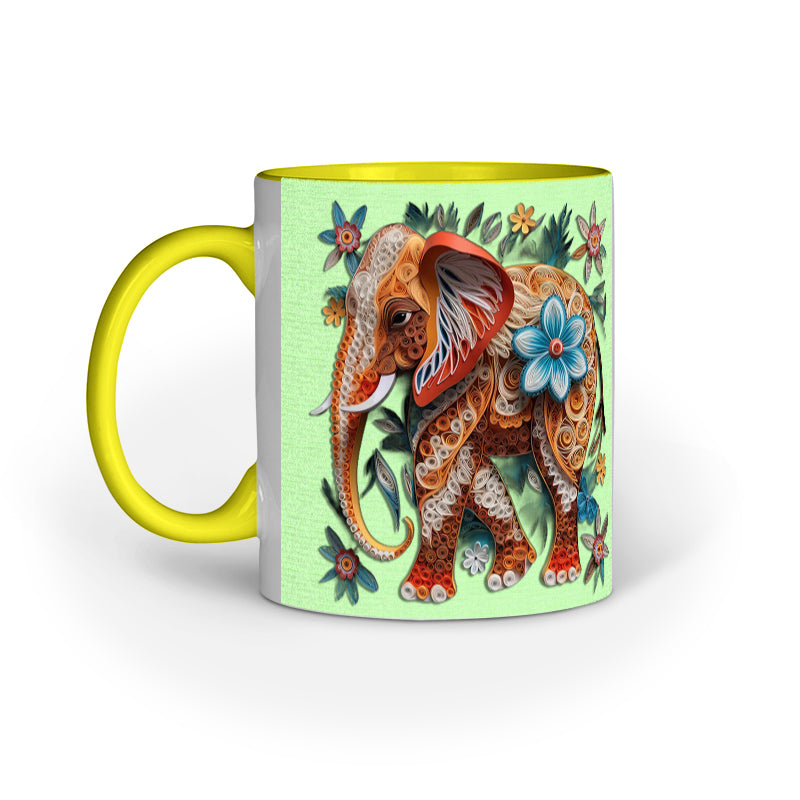 Elephant Art Mug