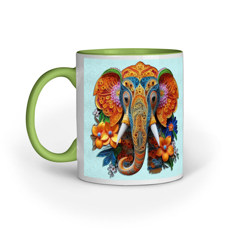 Elephant Art Mug