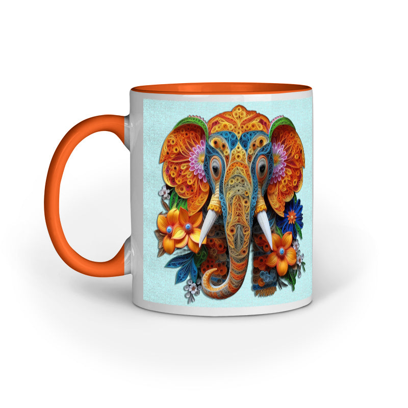 Elephant Art Mug