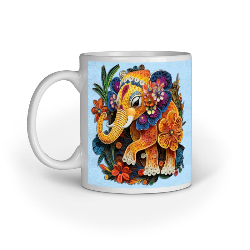 Elephant Art Mug