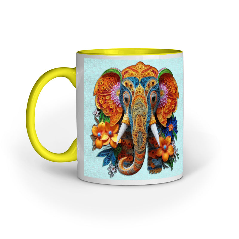 Elephant Art Mug