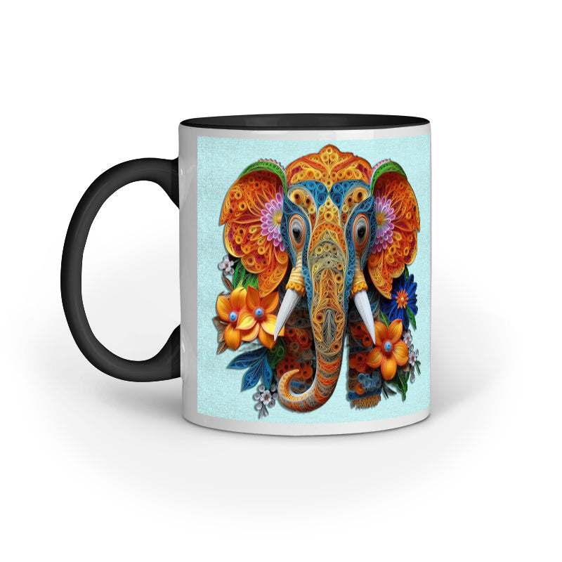 Elephant Art Mug