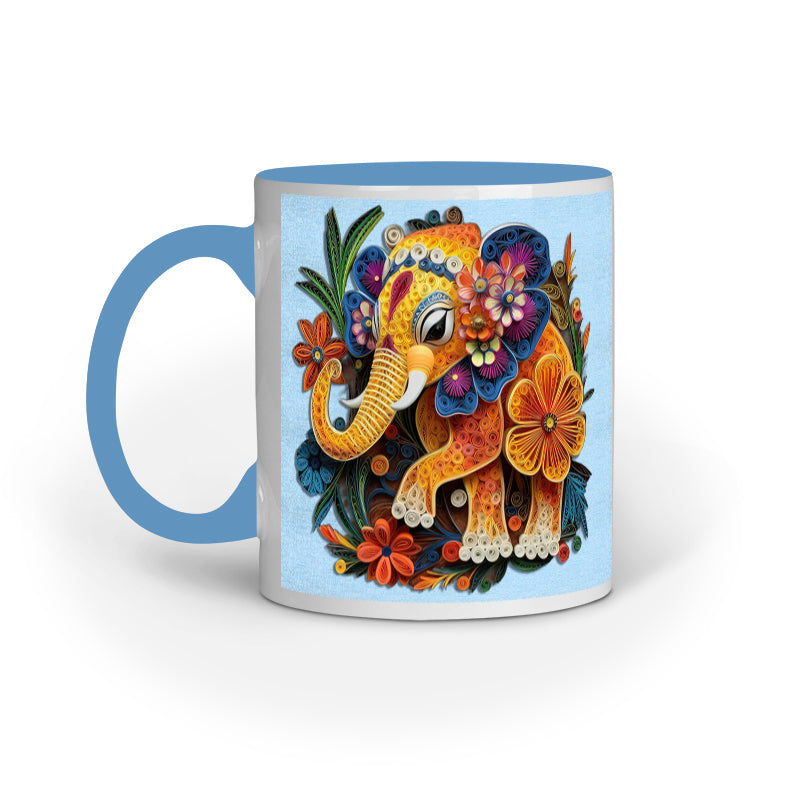 Elephant Art Mug
