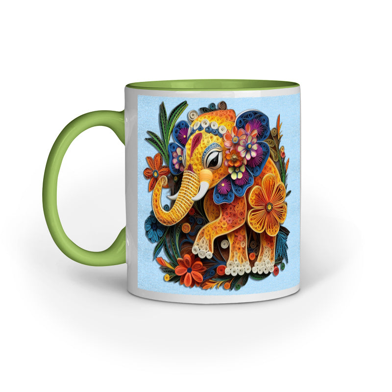 Elephant Art Mug