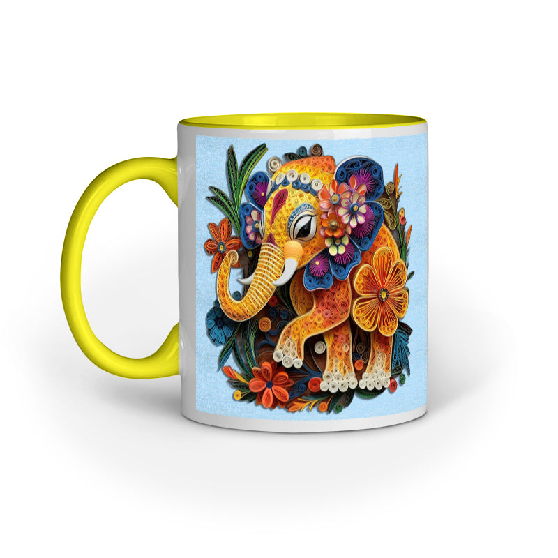 Elephant Art Mug