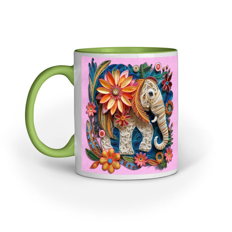 Elephant Art Mug