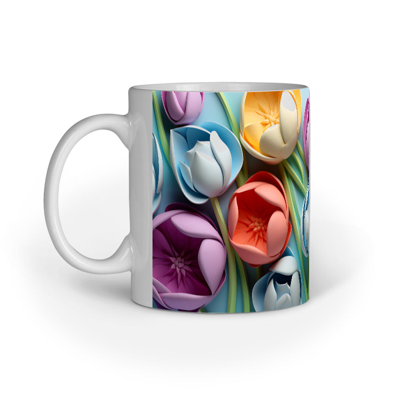 3D Tulip Flower Mug