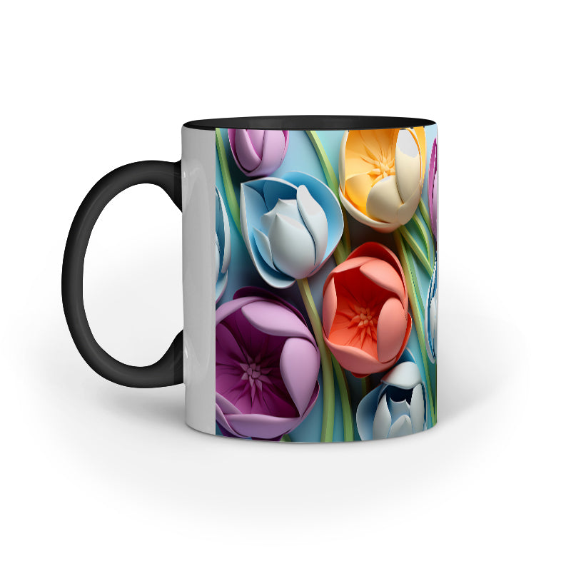3D Tulip Flower Mug