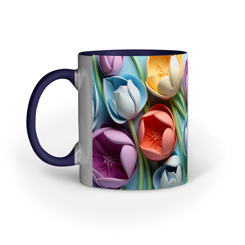 3D Tulip Flower Mug