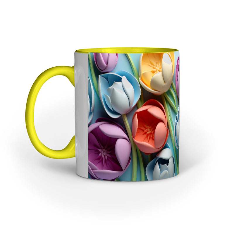 3D Tulip Flower Mug