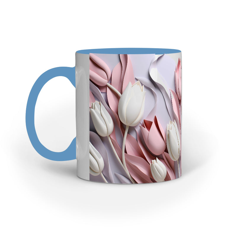3D Tulip Flower Mug