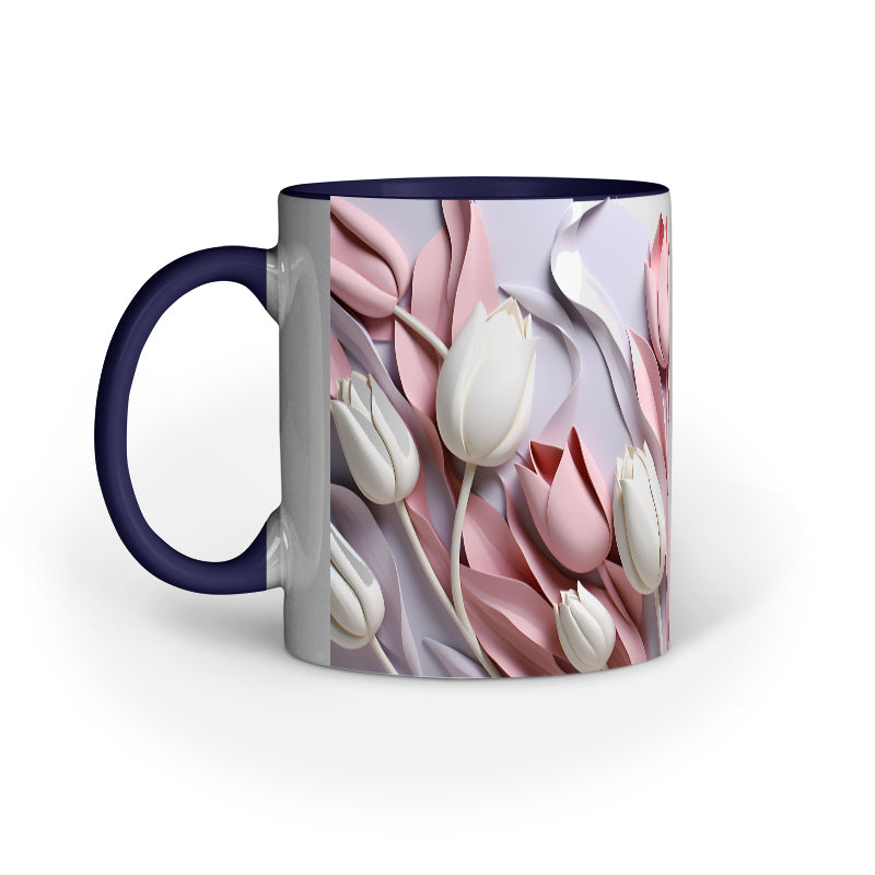3D Tulip Flower Mug
