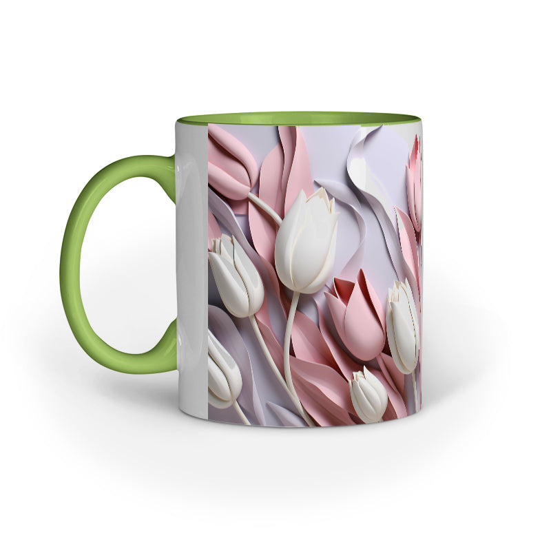 3D Tulip Flower Mug