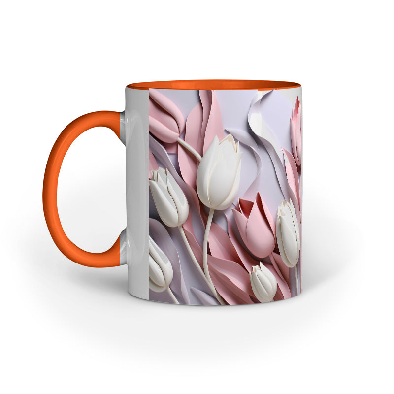 3D Tulip Flower Mug