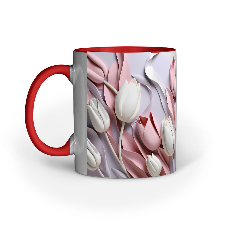 3D Tulip Flower Mug