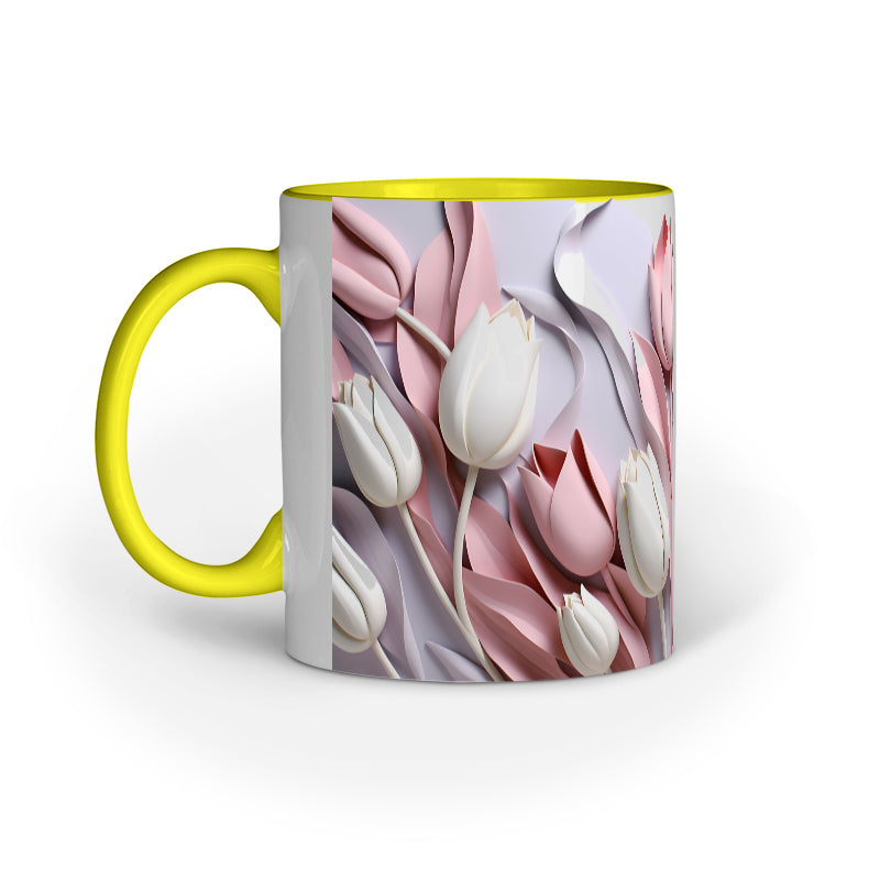 3D Tulip Flower Mug